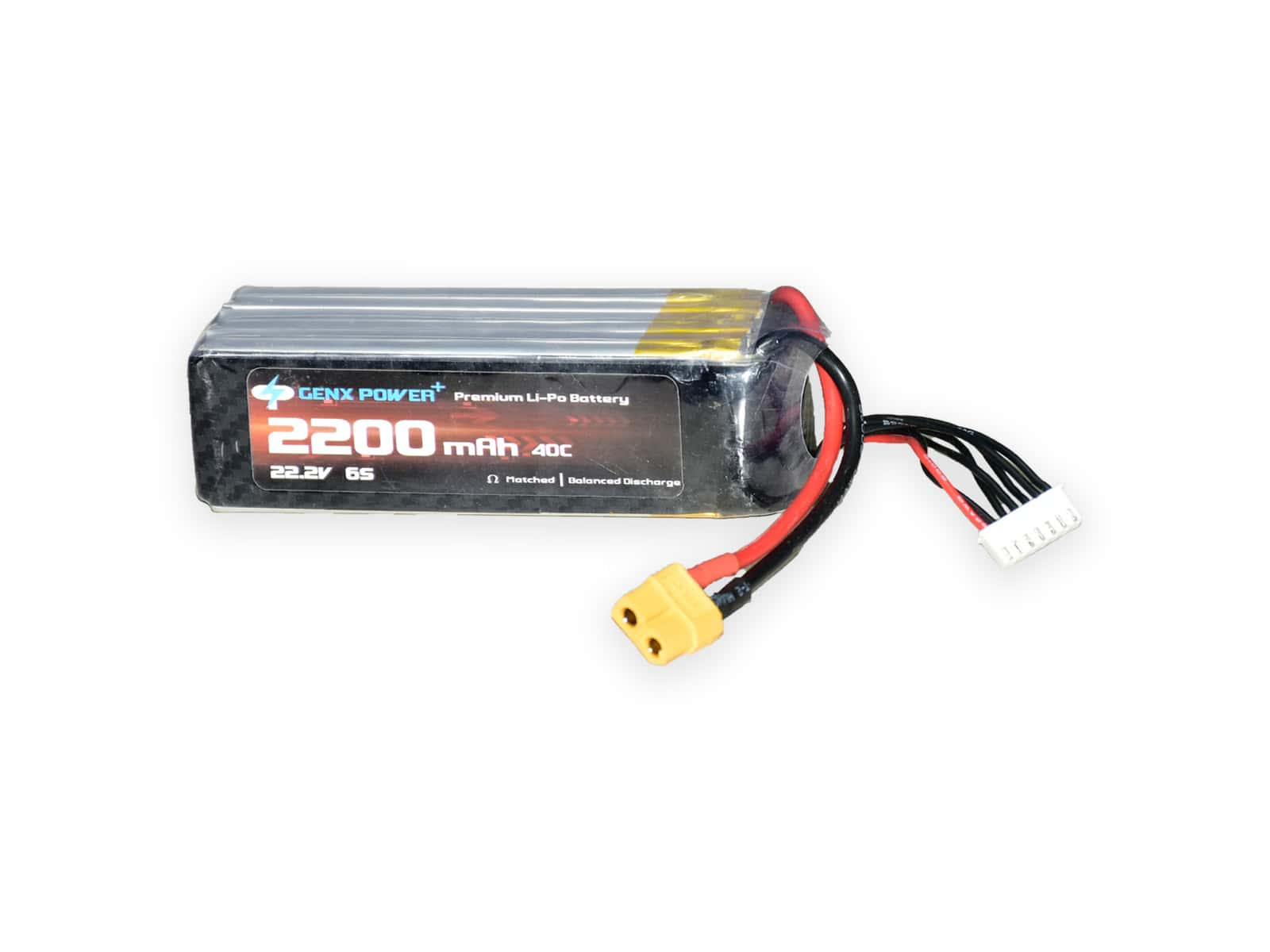 GenX 22.2V 6S 2200mAh 40C / 80C Premium Lipo Lithium Polymer Battery view MAIN
