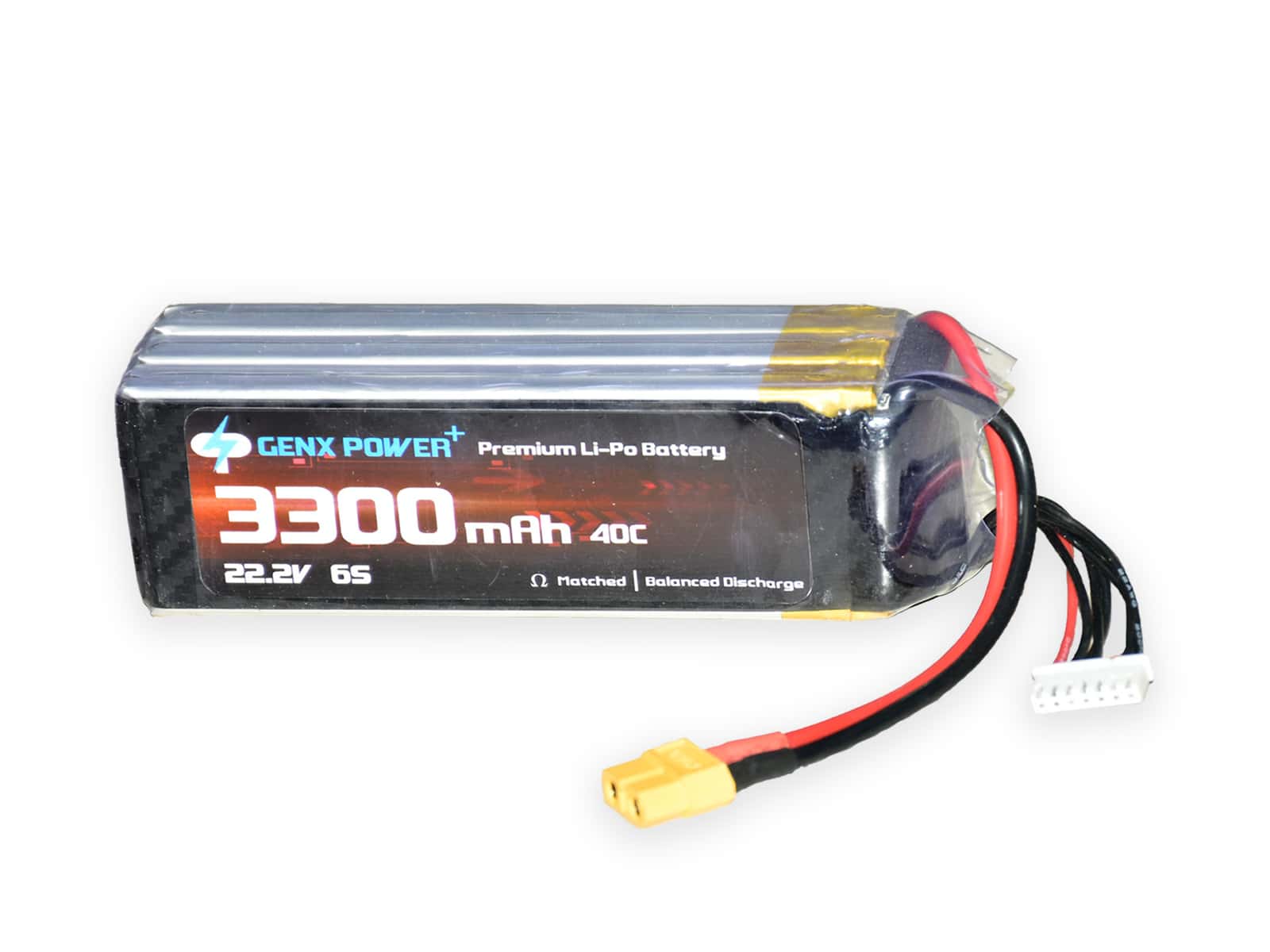 GenX 22.2V 6S 3300mAh 40C / 80C Premium Lipo Lithium Polymer Battery view MAIN