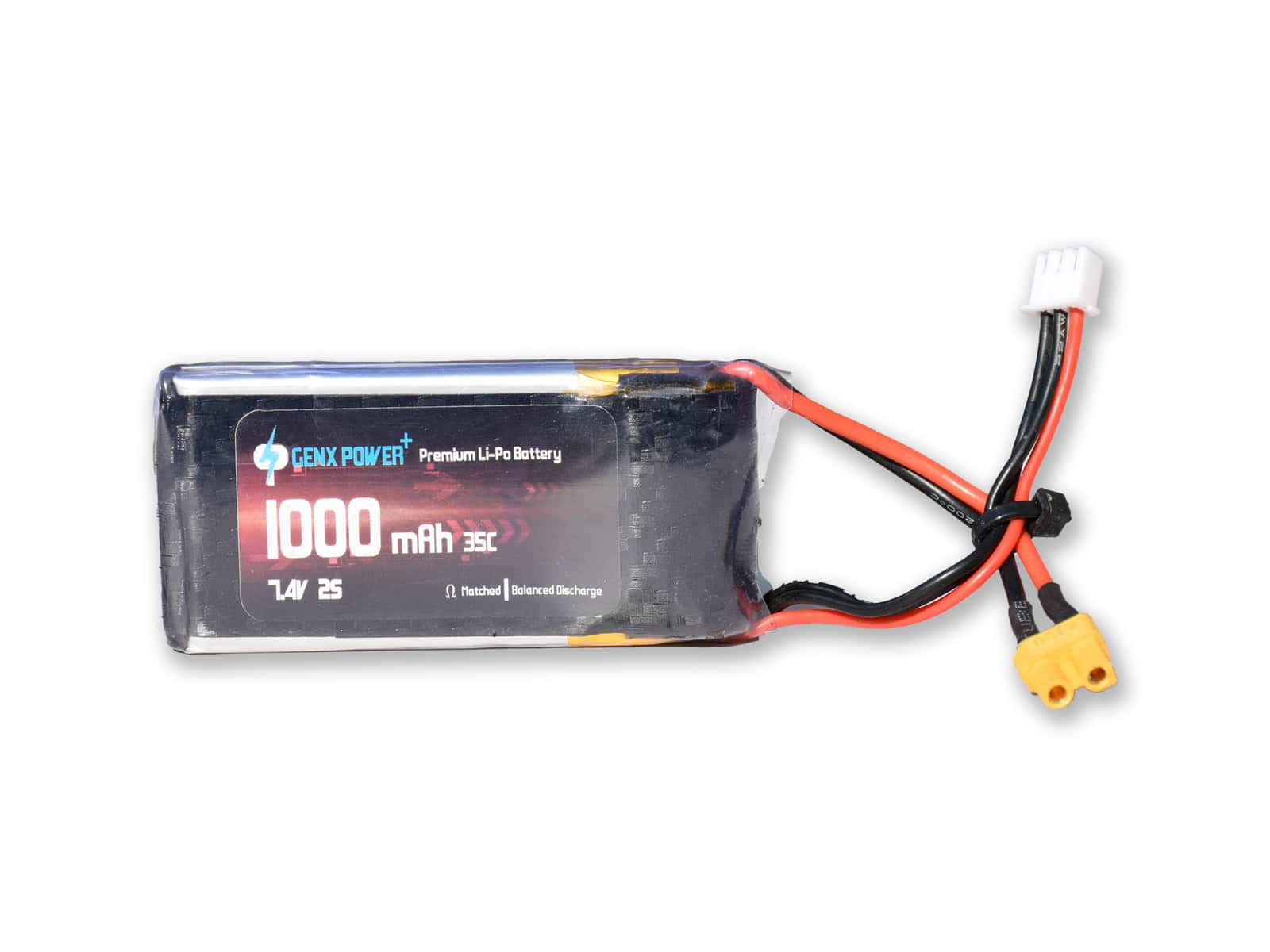 GenX 7.4V 2S 1000mAh 35C / 70C Premium Lipo Lithium Polymer Battery view MAIN