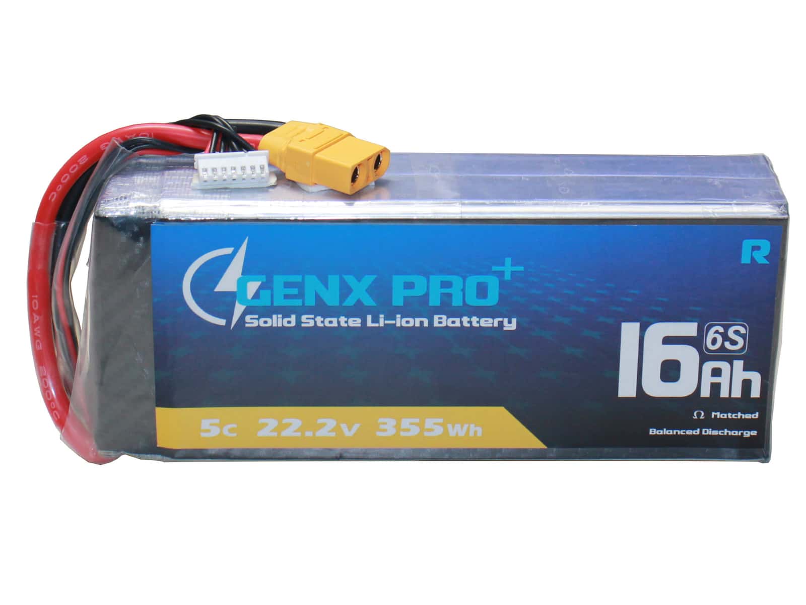 GenX Pro+ Solid State 22.2V 6S 16000mAh 5C / 10C Premium Li-ion Battery view MAIN