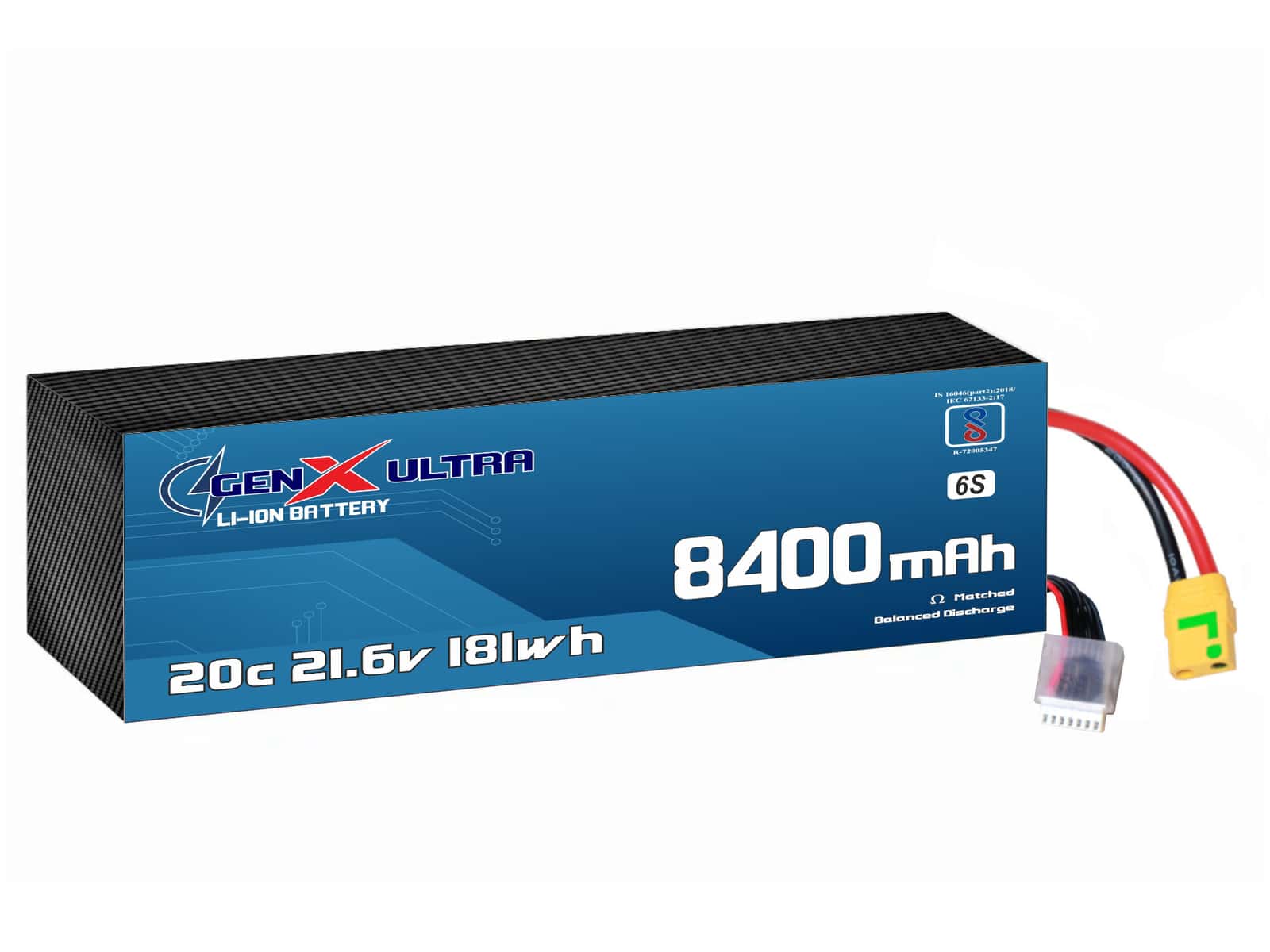 GenX Ultra 21.6V 8400mah 20C Premium Lithium Ion Rechargeable Battery view MAIN