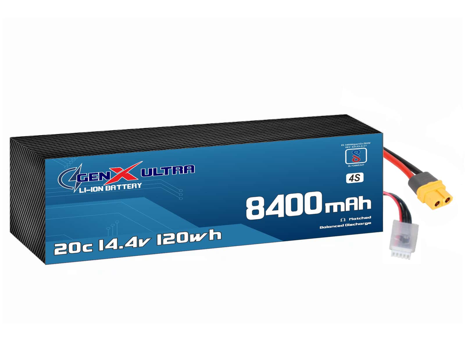 GenX Ultra 14.4V 8400mah 20C Premium Lithium Ion Rechargeable Battery view MAIN