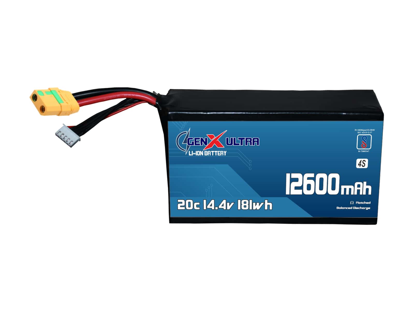 GenX Ultra 14.4V 12600mah 20C Premium Lithium Ion Rechargeable Battery view MAIN