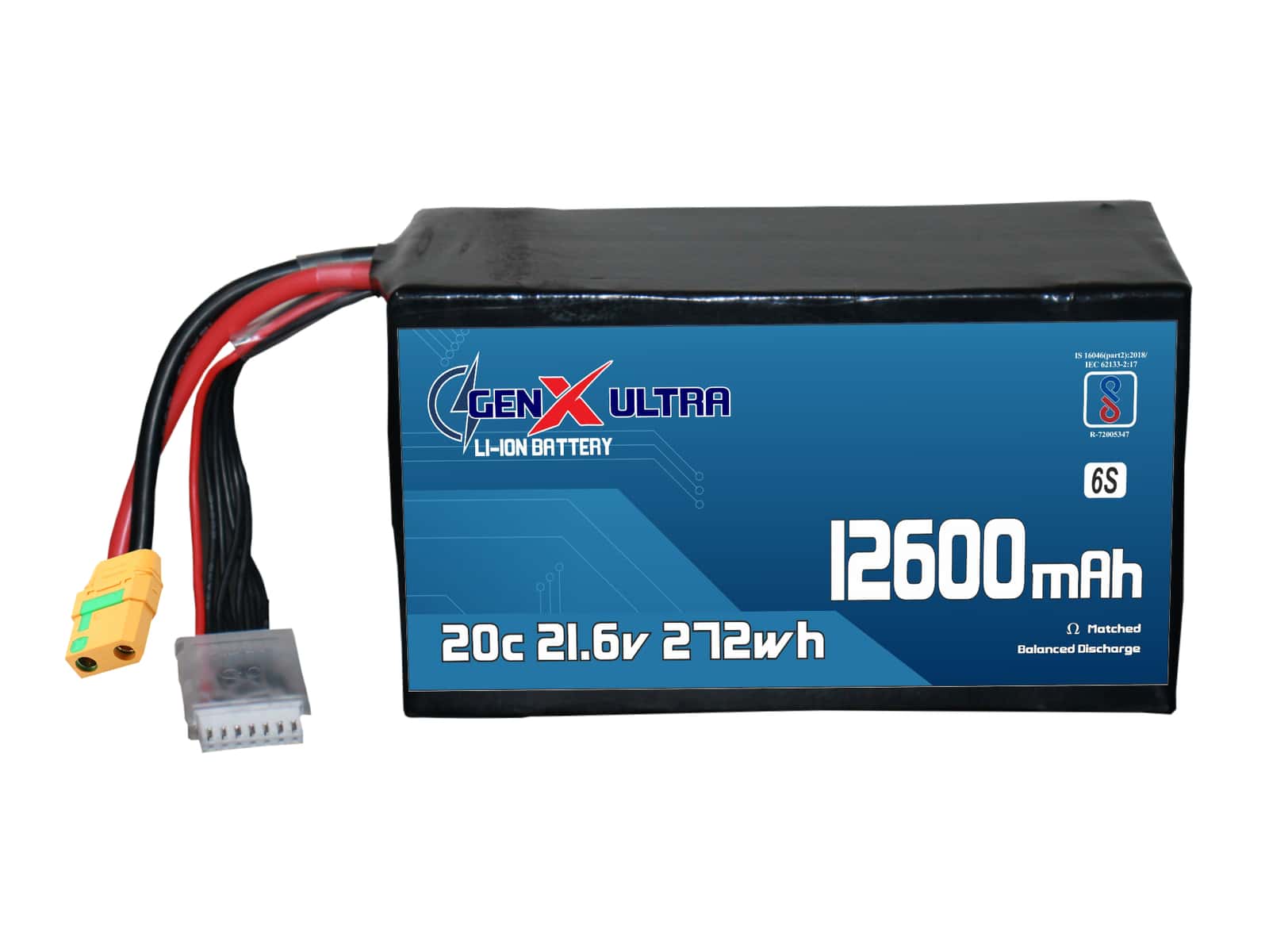 GenX Ultra 21.6V 12600mah 20C Premium Lithium Ion Rechargeable Battery view MAIN