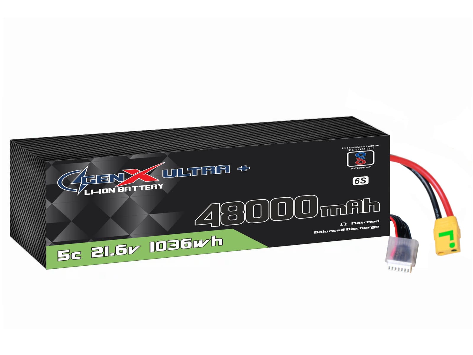 GenX Ultra+ 21.6V 48000mah 5C Premium Lithium Ion Rechargeable Battery