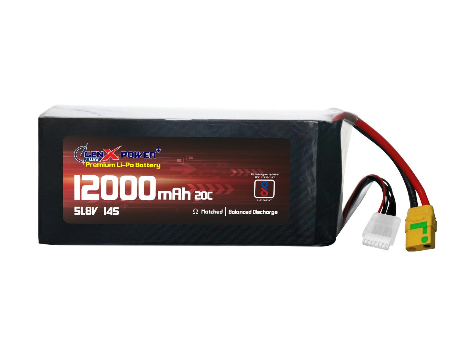 GenX 51.8V 14S 12000mAh 20C / 40C Premium Lithium Polymer Battery