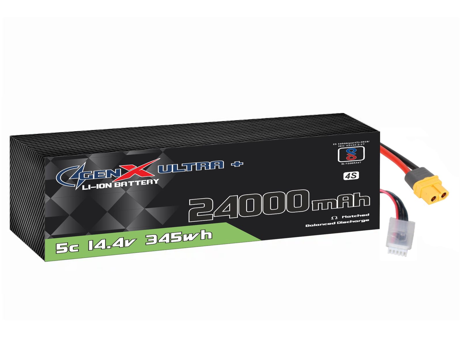 GenX Ultra+ 14.4V 24000mah 5C Premium Lithium Ion Rechargeable Battery
