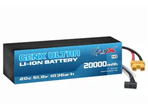 GenX Ultra 51.8V 14S5P 20000mah 20C Premium Lithium Ion Rechargeable Battery