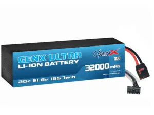 GenX Ultra 51.8V 14S8P 32000mah 20C Premium Lithium Ion Rechargeable Battery