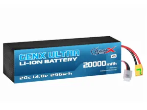 GenX Ultra 14.8V 4S5P 20000mah 20C Premium Lithium Ion Rechargeable Battery