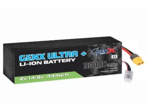 GenX Ultra+ 14.8V 4S5P 30000mah 5C Premium Lithium Ion Rechargeable Battery