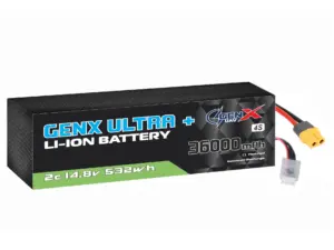 GenX Ultra+ 14.8V 4S6P 36000mah 5C Premium Lithium Ion Rechargeable Battery