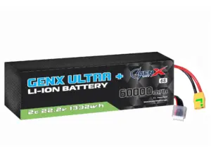 GenX Ultra+ 22.2V 6S10P 60000mah 5C Premium Lithium Ion Rechargeable Battery