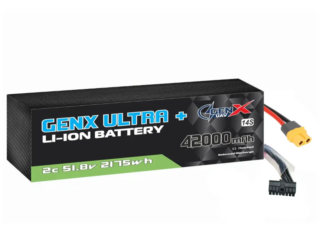 GenX Ultra+ 51.8V 14S7P 42000mah 5C Premium Lithium Ion Rechargeable Battery