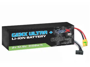 GenX Ultra+ 51.8V 14S10P 60000mah 5C Premium Lithium Ion Rechargeable Battery
