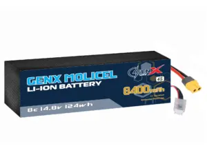 GenX Molicel 14.8V 4S2P 8400mah 11C Premium Lithium Ion Rechargeable Battery