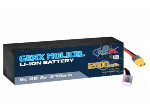 GenX Molicel 22.2V 6S3P 12600mah 11C Premium Lithium Ion Rechargeable Battery