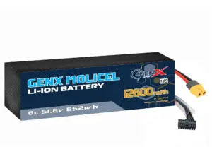 GenX Molicel 51.8V 14S3P 12600mah 11C Premium Lithium Ion Rechargeable Battery