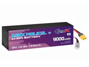 GenX Molicel+ 14.8V 4S2P 9000mah 13C Premium Lithium Ion Rechargeable Battery