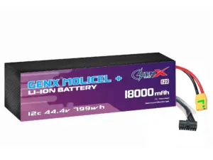 GenX Molicel+ 44.4V 12S4P 18000mah 13C Premium Lithium Ion Rechargeable Battery