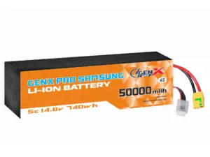 GenX Pro Samsung 14.8V 4S10P 50000mah 9C Premium Lithium Ion Rechargeable Battery