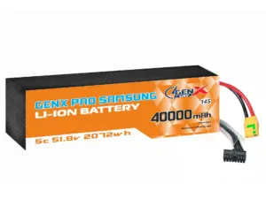 GenX Pro Samsung 51.8V 14S8P 40000mah 9C Premium Lithium Ion Rechargeable Battery