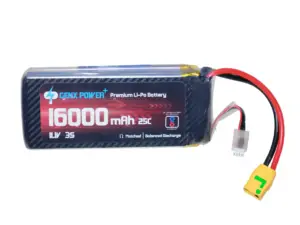 GenX 11.1V 3S 16000mAh 25C / 50C Premium Lipo Lithium Polymer Battery with Antispark XT90s connector