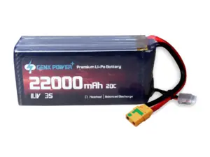 GenX 11.1V 3S 22000mAh 20C / 40CPremium Lipo Lithium Polymer Battery with XT90S Connector