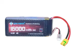 GenX 14.8V 4S 16000mAh 25C / 50C Premium Lipo Battery with Antispark XT90s connector