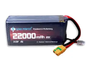 GenX 14.8V 4S 22000mAh 20C / 40CPremium Lipo Battery with XT90S Connector