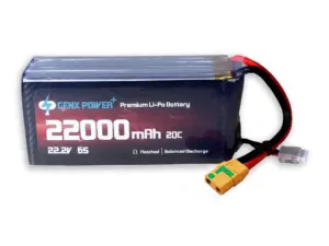 GenX 22.2V 6S 22000mAh 20C / 40CPremium Lipo Battery with XT90S Connector