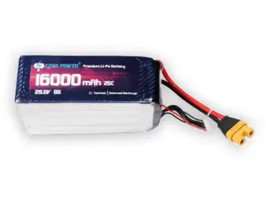 GenX 29.6V 8S 16000mAh 25C / 50C Premium Lipo Battery with AS150 Connector