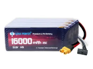GenX 51.8V 14S 16000mAh 25C / 50CPremium Lipo Battery with AS150 Connector