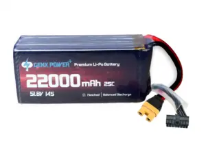 GenX 51.8V 14S 22000mAh 25C / 50CPremium Lipo Battery with AS150 Connector