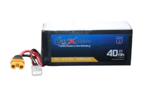 GenX Pro+ Solid State 22.2V 6S 40000mah 7C Premium Lithium Ion Solid State Rechargeable Battery