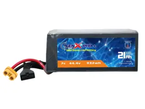GenX Pro+ Solid State 44.4V 12S 21000mah 7C Premium Lithium Ion Solid State Rechargeable Battery 350wh/kg