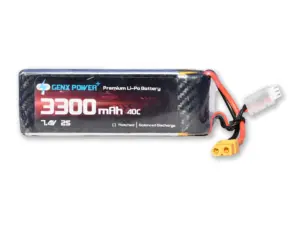 GenX Power Premium 7.4V 2S 3300mAh 40C/80C Lipo Lithum Polymer Battery